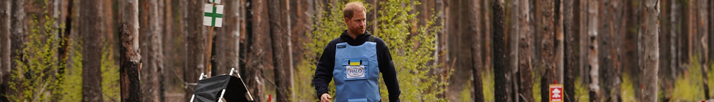 Prince Harry Praises Courage and Ingenuity of HALO's Ukrainian Deminers